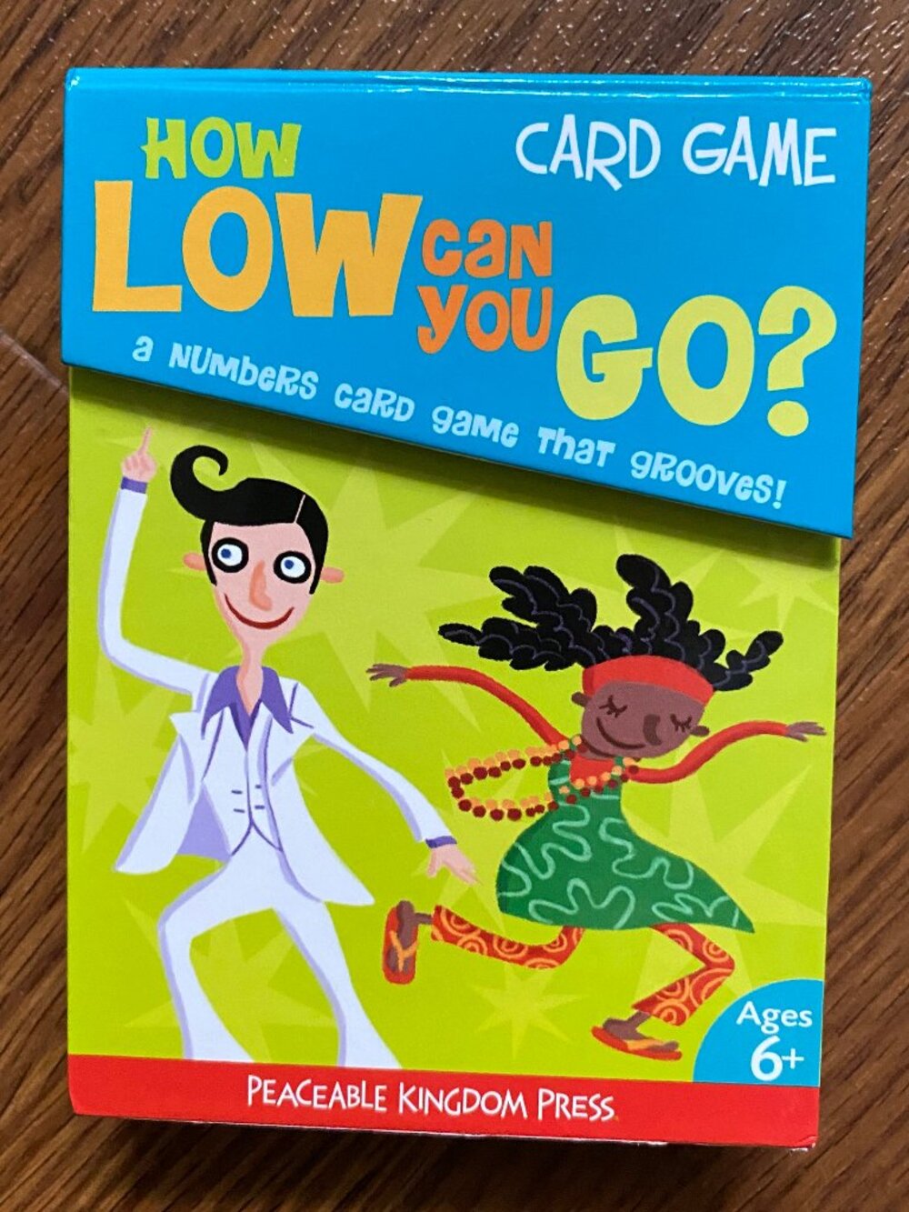 Peaceable Kingdom How Low Can You Go? Numbers Strategy Card Game Vintage